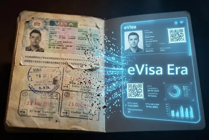 UK visa sticker transition to eVisa digital status